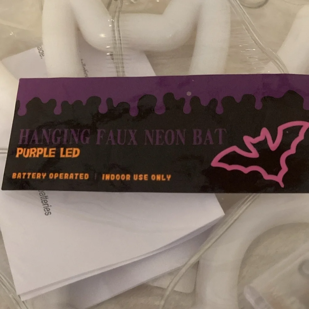Target BP Hanging Faux Neon Bat